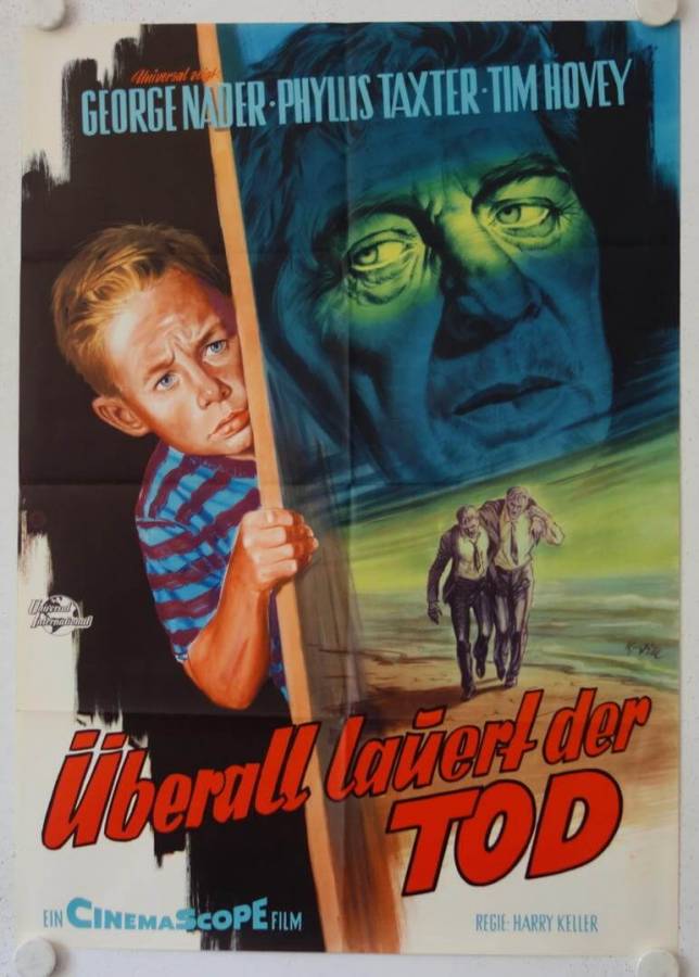 Man afraid original release german movie poster